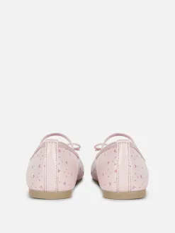 Ballerines Pailletées Découpées Au Laser