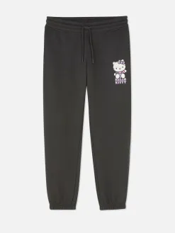 Bas De Jogging à Revers Hello Kitty