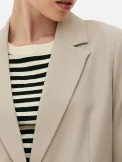 Blazer à Boutonnage Simple à Coordonner