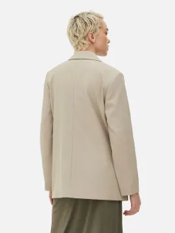 Blazer à Boutonnage Simple à Coordonner