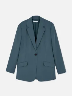 Blazer à Boutonnage Simple à Coordonner