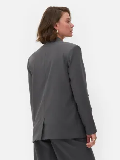 Blazer Oversize à Boutonnage Croisé Rita Ora
