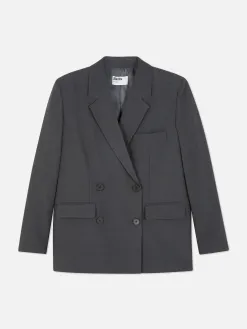Blazer Oversize à Boutonnage Croisé Rita Ora