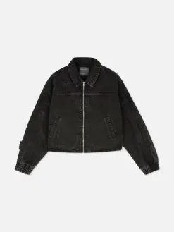 Blouson Bomber Effet Vieilli