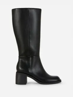 Bottes Hauteur Genou à Talon