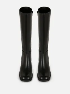 Bottes Hauteur Genou à Talon