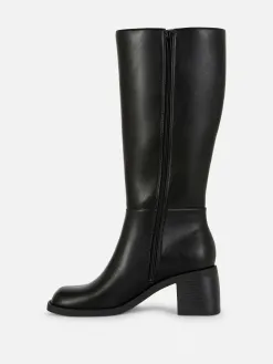 Bottes Hauteur Genou à Talon