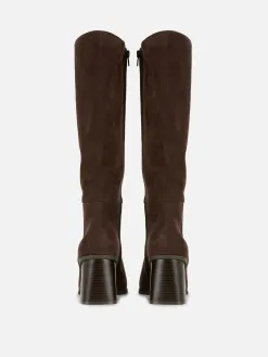 Bottes Hauteur Genou à Talon