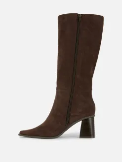 Bottes Hauteur Genou à Talon