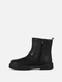 Bottines Avec Bride à Boucle