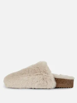 Chaussons Mules Duveteux