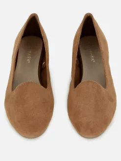 Chaussons-ballerines En Suédine