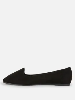 Chaussons-ballerines En Suédine