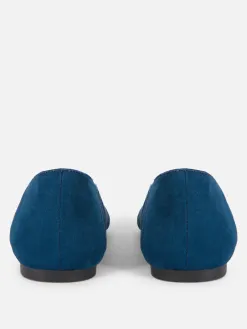 Chaussons-ballerines En Suédine
