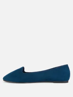 Chaussons-ballerines En Suédine