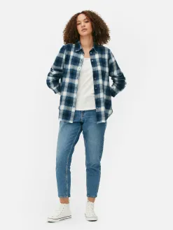 Chemise Boutonnée à Carreaux
