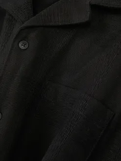 Chemise Boutonnée à Manches Courtes