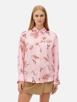 Chemise Boutonnée Graphique à Coordonner