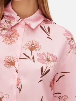 Chemise Boutonnée Graphique à Coordonner