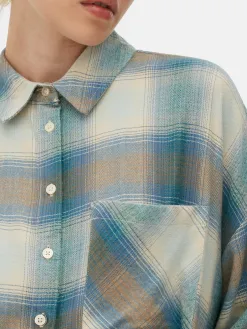 Chemise Coupe Boyfriend à Carreaux
