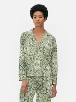 Chemise De Nuit De Pyjama Graphique à Motif Mandala