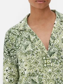 Chemise De Nuit De Pyjama Graphique à Motif Mandala