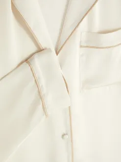 Chemise De Pyjama En Satin