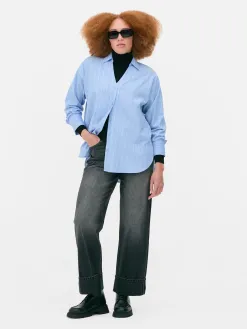 Chemise Oversize En Popeline