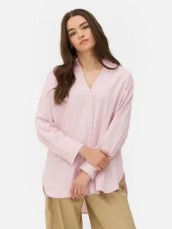Chemise Oversize En Popeline