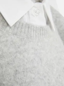 Débardeur Chemise 2-en-1 Superposé