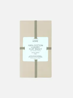Drap Plat King Size En Coton