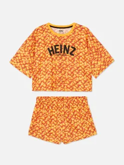 Ensemble Pyjama Court Graphique Heinz Beans