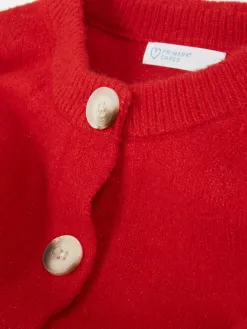 Gilet Boutonné à Col Ras-du-cou