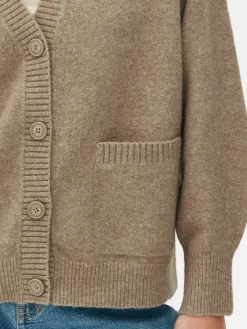 Gilet Boyfriend En Maille à Col En V
