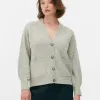 Gilet Boyfriend En Maille à Col En V
