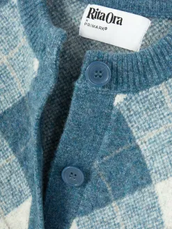 Gilet En Maille à Losanges à Coordonner Rita Ora