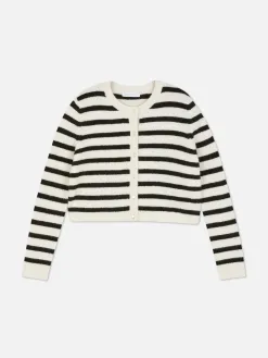 Gilet En Maille Boutonné