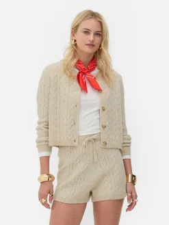 Gilet En Maille Torsadée Rita Ora