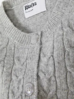 Gilet En Maille Torsadée Rita Ora