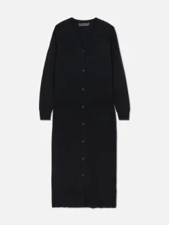 Gilet Long Boutonné