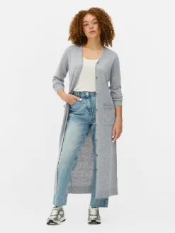 Gilet Long Boutonné