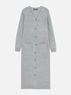 Gilet Long Boutonné