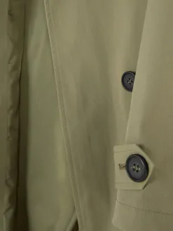 Imperméable à Double Boutonnage Et Ceinture
