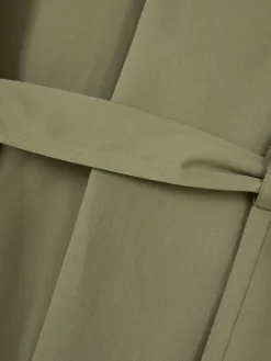 Imperméable à Double Boutonnage Et Ceinture