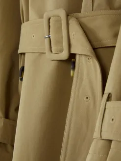 Imperméable Croisé à Capuche Rita Ora