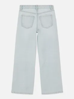 Jean Denim Large Fendu