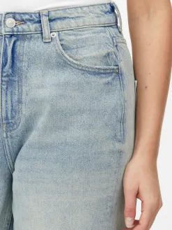 Jean Skater Effet Légèrement Vieilli