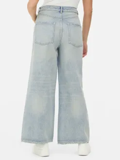 Jean Skater Effet Légèrement Vieilli