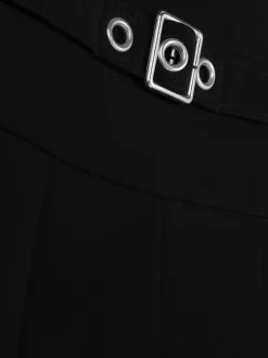 Jupe Plissée Avec Ceinture à Boucle