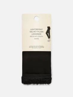Legging Léger En Velours à Doublure Duveteuse